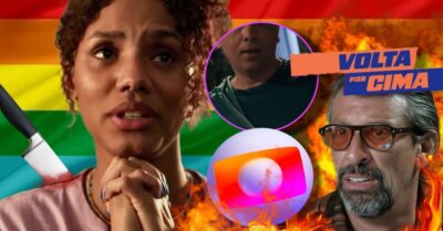 Volta Por Cima: Madá leva facada, Gay desmascarado, Osmar no inferno (Fotos: Reprodução/ TV Globo/ Internet/ Montagem TV Foco)