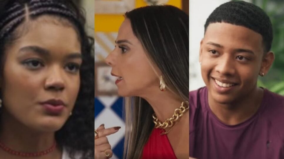 Volta Por Cima: Rosana leva maior golpe e que envolve Tati e Nando (Fotos: Reprodução/ TV Globo/ Montagem TV Foco)