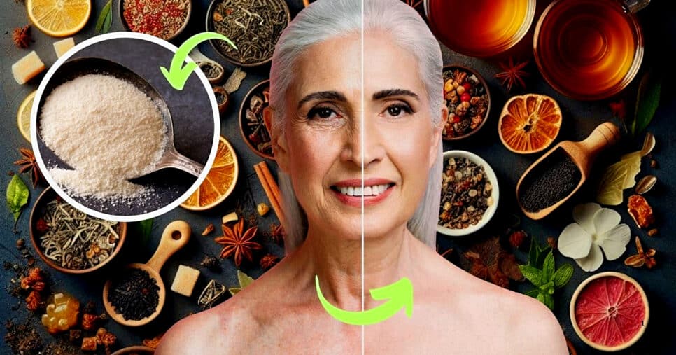 Único ingrediente traz o melhor colágeno e salva a pele das 50+ (Foto Reprodução/Montagem/Lennita/Tv Foco/Canva/Pinterest)