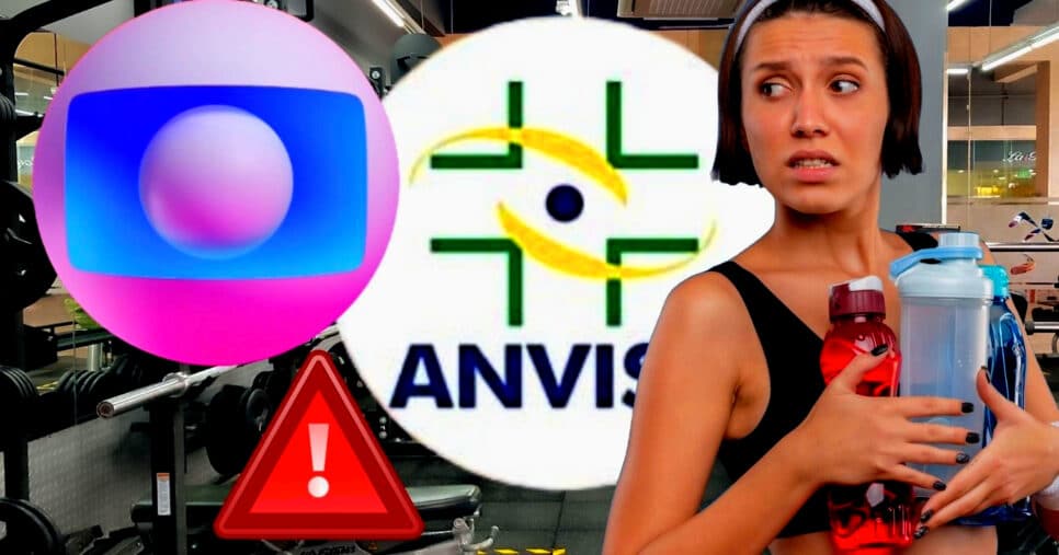 ANVISA baixou ordem severa contra nº1 das academias e descoberta foi exposta em jornalístico da Globo (Foto Reprodução/Montagem/Lennita/Tv Foco/Canva/ANVISA/Globo)