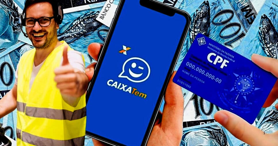 Caixa libera benefício inédito, através do CAIXA Tem à lista de CPFs (Foto Reprodução/Montagem/Lennita/Tv Foco/Canva)