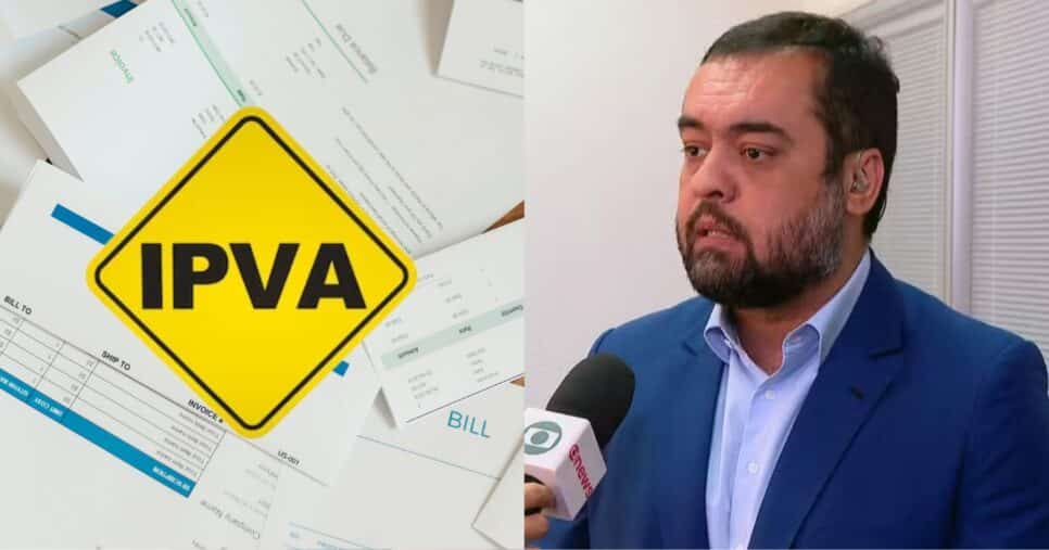 Dívidas, IPVA e Cláudio Castro (Fotos: Reproduções / Canva / Globo)