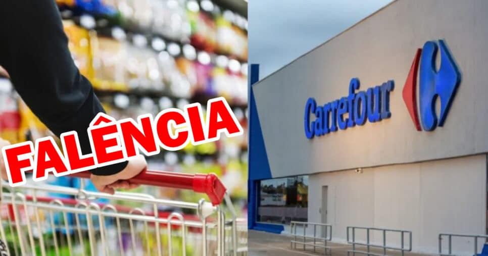 Falência de rede de supermercados - Carrefour (Foto: Reprodução)