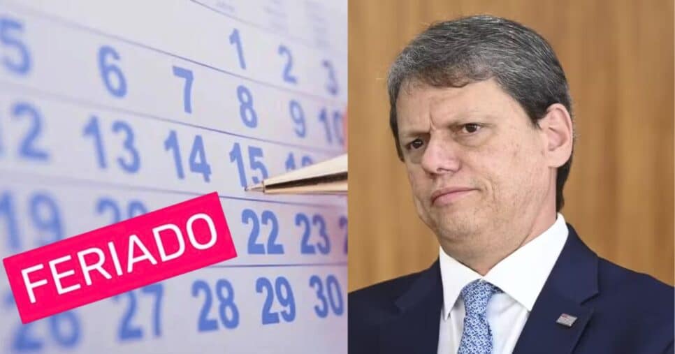 Feriado / Tarcísio de Freitas - Montagem: TVFOCO