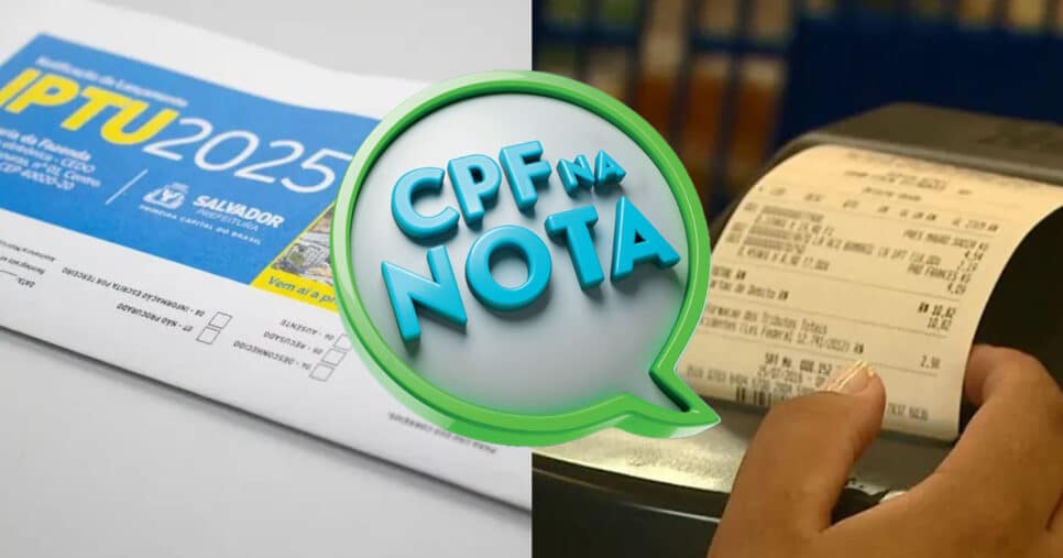 IPTU 2025 - CPF na nota (Foto: Reprodução)