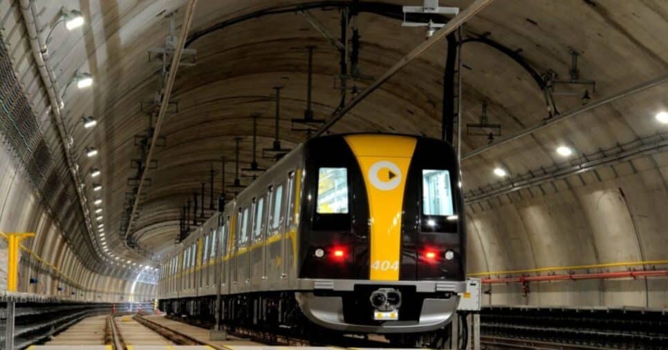 Expansão da Linha 4-Amarela do metrô de SP - Foto: Internet