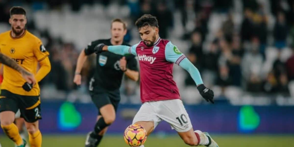 O jogador é o camisa 10 do West Ham (Reprodução: Instagram)