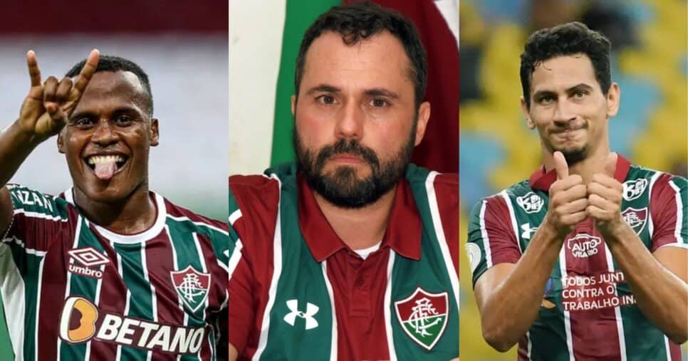 Mario Bittencourt, Ganso e Arias no Fluminense (Reprodução - Internet)