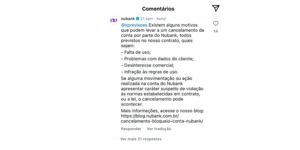 Pronunciamento Nubank (Fotos: Reproduções / Instagram)