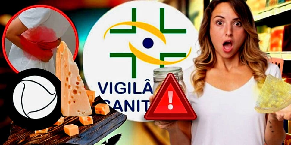 Record entrega ação da Vigilância Sanitária contra queijo popular (Foto Reprodução/Montagem/Lennita/Tv Foco/Canva/ANVISA/Pinterest)