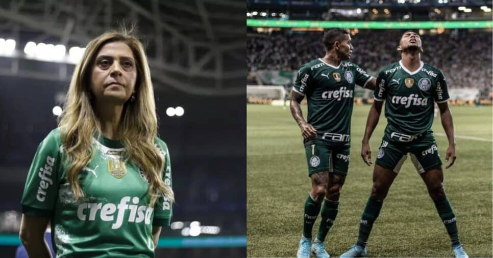 Leila arma debandada de 5 atletas do Palmeiras (Reprodução/Palmeiras Online/R7 Esportes)