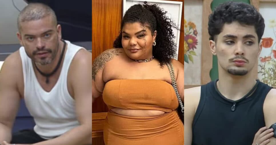 Enquete A Fazenda 16: Flora, Gui e Sidney na roça vem reviravolta (Foto: Reprodução/Montagem TV Foco)