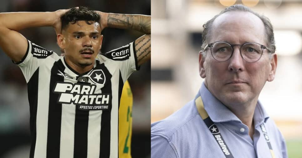 Rival gigante se aproxima de Tiquinho e Botafogo entra em ação (Foto: Reprodução/Montagem TV Foco)