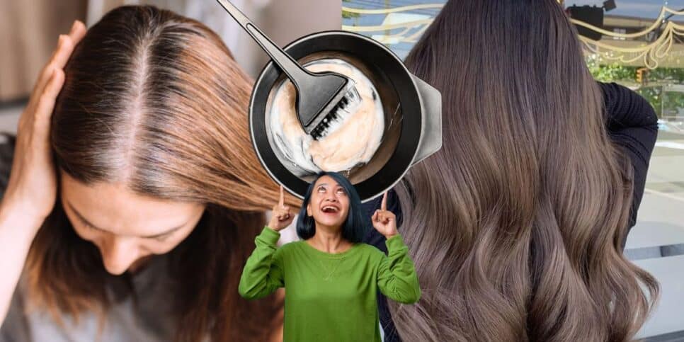 Fim do cabelo branco com essa mistura de 2 ingredientes (Reprodução: Montagem TV Foco)