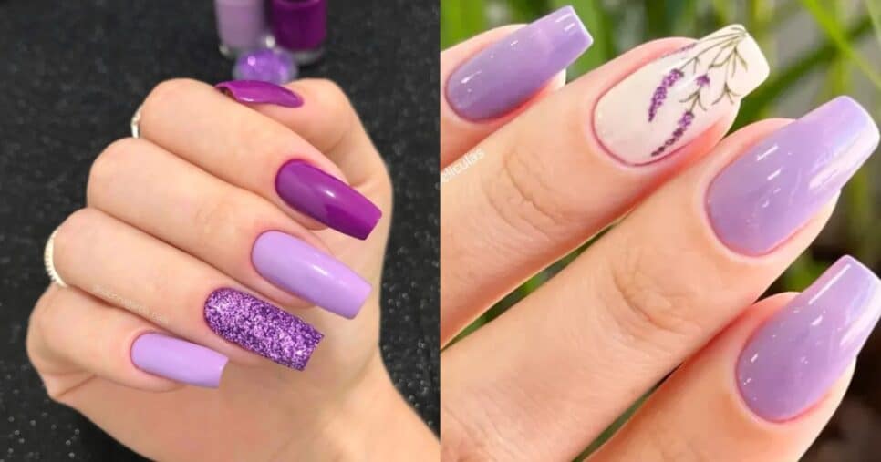 Esmalte roxo - (Montagem / TV FOCO)