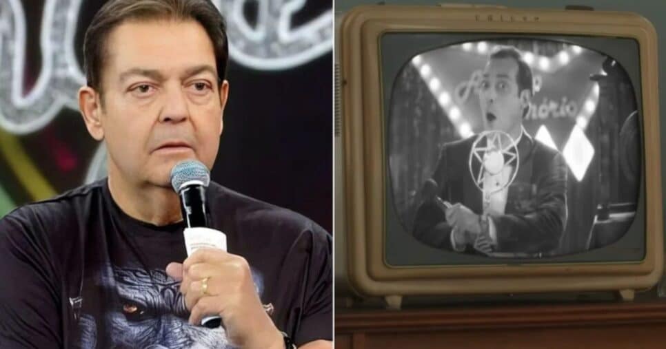 O apresentador Fausto Silva foi homenageado na novela Garota do Momento - Foto: Internet