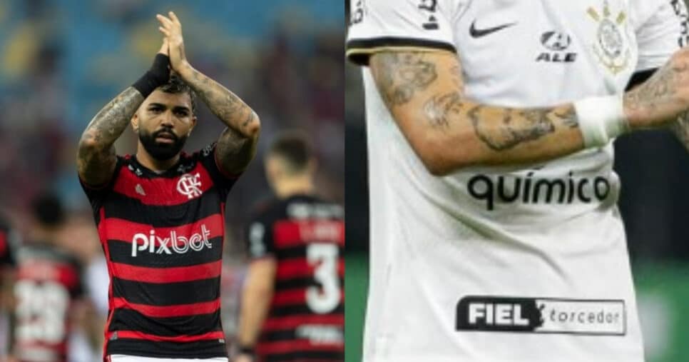 R$63M e sem Gabigol: Flamengo quer ‘camisa 9’ do Corinthians (Foto: Reprodução/Montagem TV Foco)