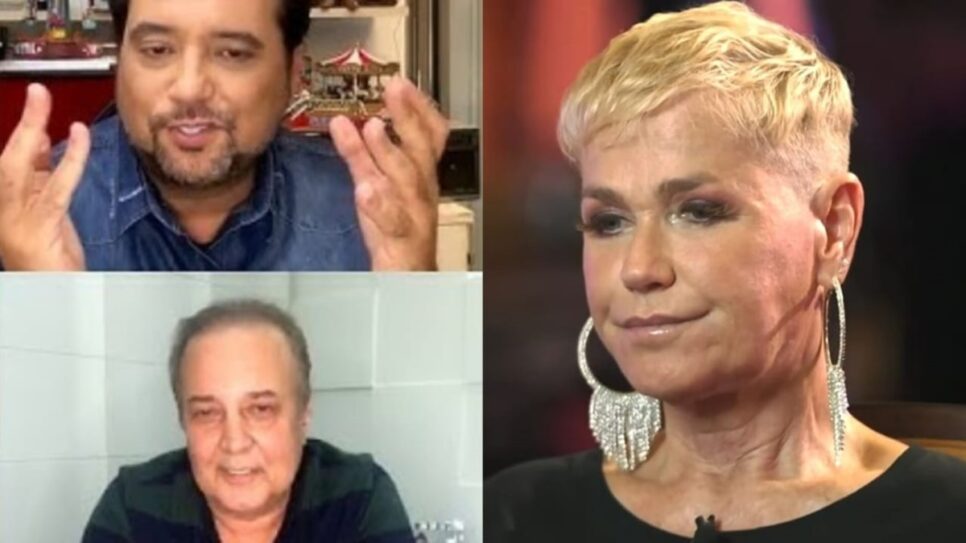 Estrela dos anos 90 expôs mágoa com Xuxa em Live com Geraldo Luís, em 2021 (Fotos: Reprodução/ YouTube/ Globo/ Montagem TV Foco)