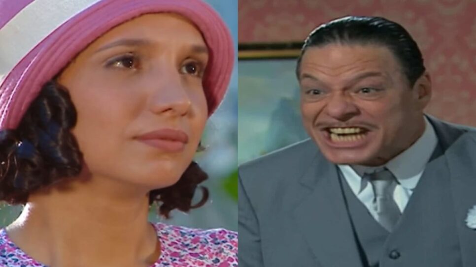 Lili e delegado Terêncio, de Chocolate com Pimenta (Fotos: Reprodução/ Globo/ Montagem TV Foco)