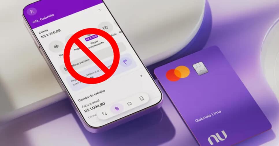 Nubank chega com bloqueio em massa de contas de clientes (Foto: Site Nubank)