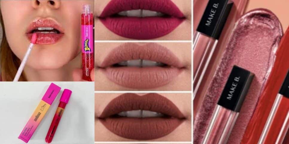 Make B Gloss substitui os glosses da Intense (Foto Reprodução/Montagem/Tv Foco/Shopee)