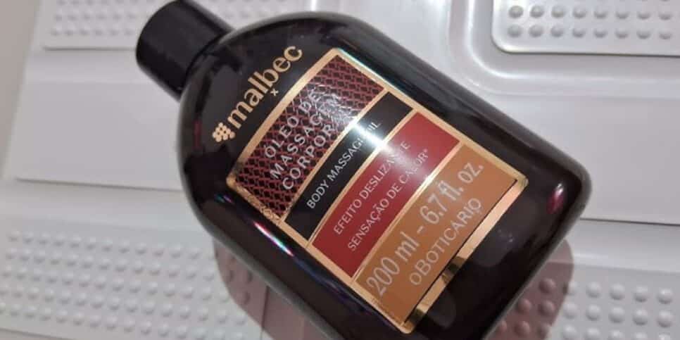 Malbec X - Óleo de Massagem 200ml (Foto Reprodução/Shopee)