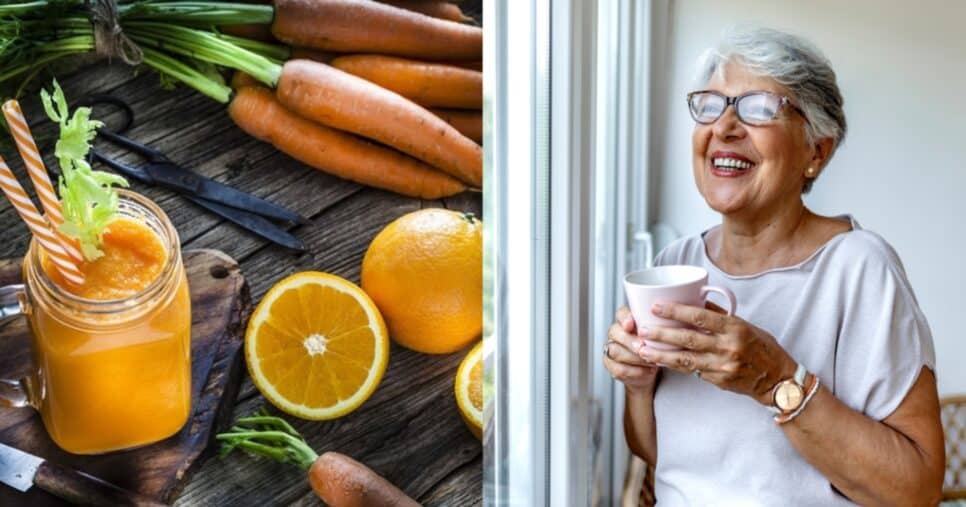 Suco com 4 ingredientes traz melhor colágeno as idosas 60+ - Foto: Montagem