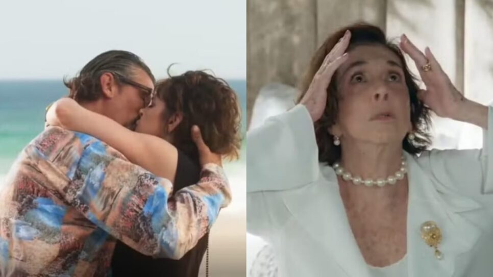 Fim da linha para malandro e Joyce a pedido de Belisa (Fotos: Reprodução/ Globoplay/ Montagem TV Foco)